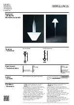 Preview for 1 page of Serralunga Bonheur Quick Start Manual