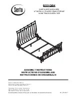 Serta B551QBK Assembly Instructions Manual preview