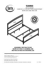 Serta B594KMB Assembly Instructions Manual preview