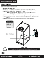 Preview for 14 page of SERV-WARE DD24-1-HC Service, Installation And Care Manual