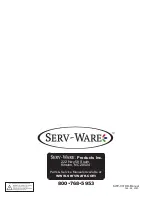 Preview for 24 page of SERV-WARE DD24-1-HC Service, Installation And Care Manual