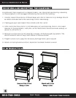 Preview for 6 page of SERV-WARE Select Series Installation Instructions And Care