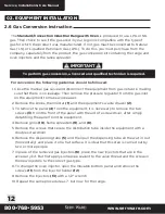 Preview for 12 page of SERV-WARE Select Series Installation Instructions And Care