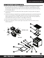 Preview for 13 page of SERV-WARE Select Series Installation Instructions And Care