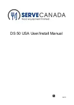 SERVE CANADA DS 50 USA Translation Of The Original Instruction предпросмотр