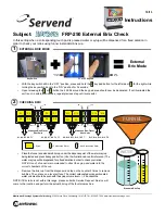 Servend FRP-250 Instructions preview