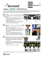 Preview for 2 page of Servend FRP-250 Instructions