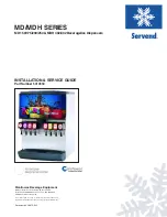 Servend MD 150 Installation & Service Manual preview