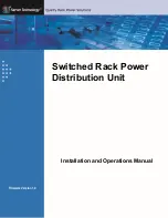 Server Technology Switched Rack PDU Installation And Operation Manual preview