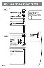 Предварительный просмотр 2 страницы Server Eco Pump BP-1/4 Manual