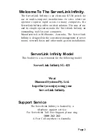 Preview for 3 page of serverLink SL-421 User Manual