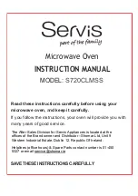 SERVIS S720CLMSS Instruction Manual предпросмотр