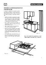 Предварительный просмотр 9 страницы SERVIS THG 46 VSS Operating And Installation Instructions