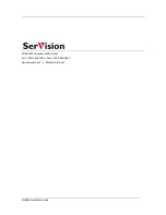 Preview for 40 page of SerVision MVG 400 Installation Manual