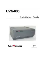 Предварительный просмотр 1 страницы SerVision UVG400 Installation Manual