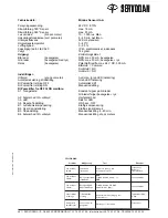 Preview for 8 page of Servodan 43-205 Installation And Operating Instructions Manual