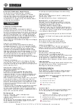 Preview for 2 page of Servodan 74-350 User Manual