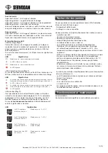 Preview for 14 page of Servodan 74-350 User Manual