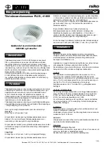 Servodan niko PLUS 41-800 User Manual preview