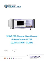 Preview for 1 page of Servomex 04400003A Quick Start Manual