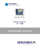 Preview for 1 page of Servomex DF-130E Operator'S Manual