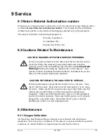 Preview for 129 page of Servomex NanoTrace DF-760E Instruction Manual