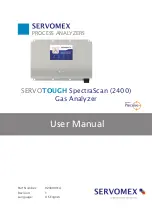 Предварительный просмотр 1 страницы Servomex Servotough SpectraScan 2400 User Manual