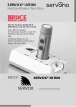 Preview for 1 page of Servona SERVOX INTON Instructions For Use Manual