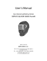 Servore SERVO GLAS 5000X Autolift User Manual preview