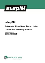 Предварительный просмотр 1 страницы Servotronix stepIM Technical Training Manual