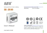 SES SE-2030 User Manual preview