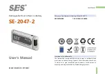 SES SE-2047-2 User Manual preview