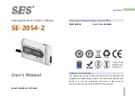 SES SE-2054-2 User Manual preview