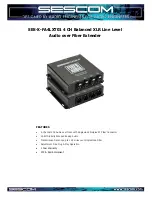 sescom FIBER AUDIO SES-X-FA4LXT01 Quick Start Manual предпросмотр