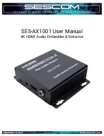 sescom SES-AX1001 User Manual preview