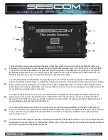 Предварительный просмотр 2 страницы sescom SES-DIPRO Manual