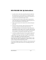 Предварительный просмотр 6 страницы sescom SES-FA16UB User Manual