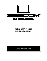 Preview for 1 page of sescom SES-SBA-150W User Manual