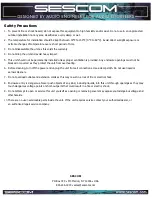 Preview for 3 page of sescom SES-SMARTCOM Setup & User Manual