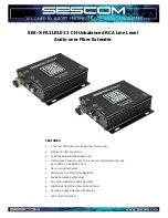 Preview for 1 page of sescom X-FA2LRL01 Quick Start Manual