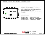 Предварительный просмотр 6 страницы Setcom IM-977W4 Installation And User Manual