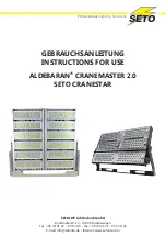 Setolite AC1000 LED H24 Instructions For Use Manual preview