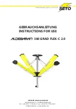 Preview for 1 page of Setolite ALDEBARAN 360 GRAD FLEX 360 IP65 2.0 Instructions For Use Manual