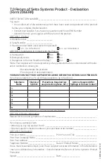 Preview for 8 page of Setra Systems 206 Operating Instructions Manual