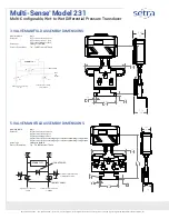 Предварительный просмотр 3 страницы Setra Systems Multi-Sense 231 Manual