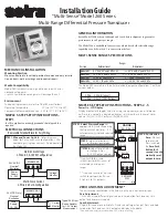 Setra Systems Multi-Sense 260 Series Installation Manual preview