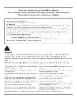 Preview for 2 page of Seura S1 32 " -65 " User Manual