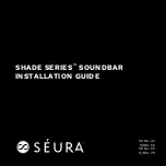 Preview for 1 page of Seura SHADE Series Installation Manual