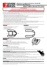 SEVEN BASS DESIGN Hard Fabric Line Assembly Instructions And User'S Manual preview