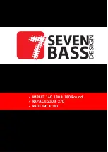 SEVEN BASS DESIGN IMPAKT 160 Manual preview